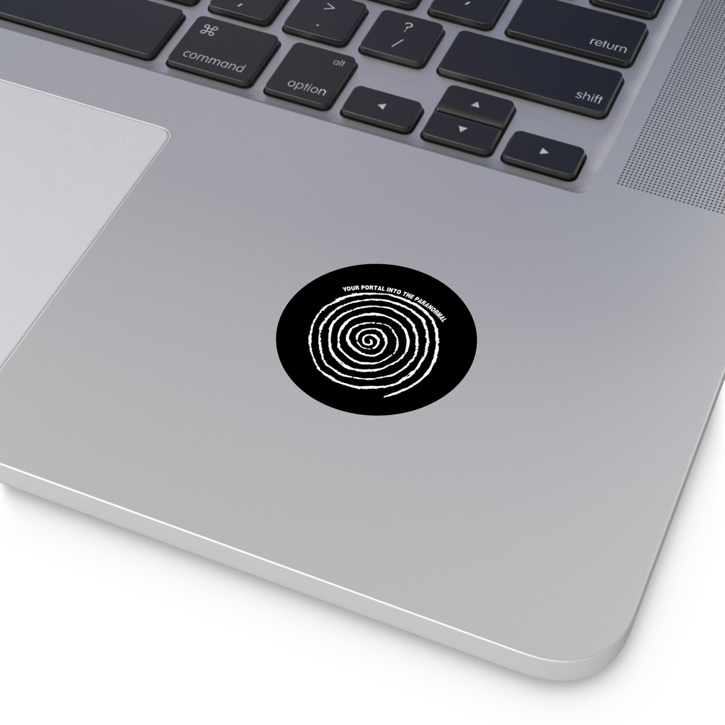 The Grey Demon Collection Portal Round Vinyl Stickers