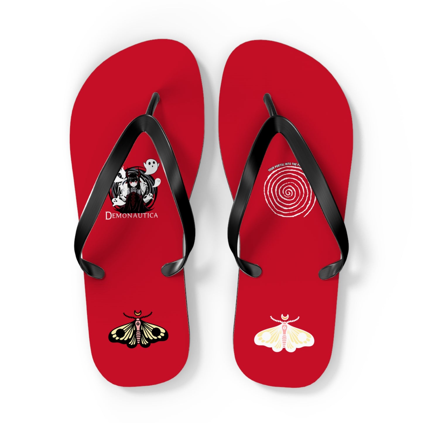 The Grey Demon Collection Flip Flops