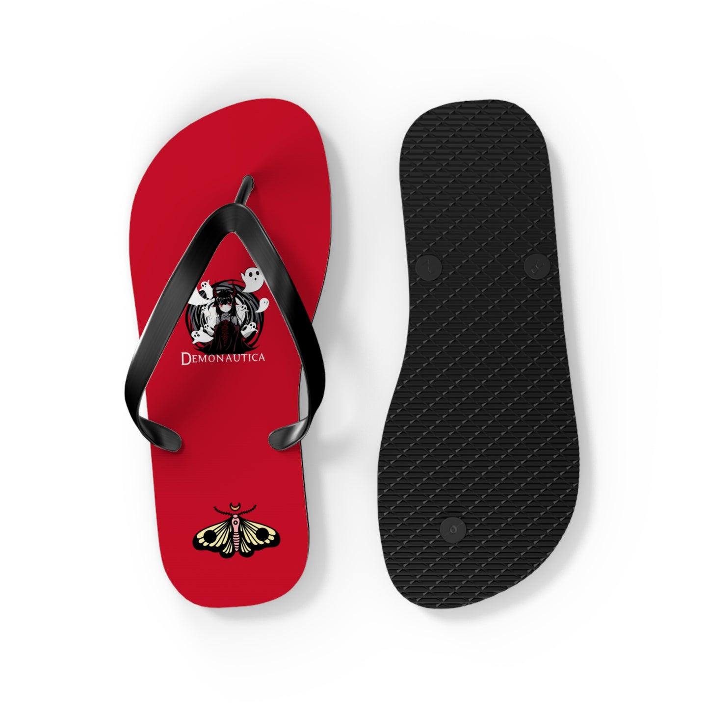 The Grey Demon Collection Flip Flops