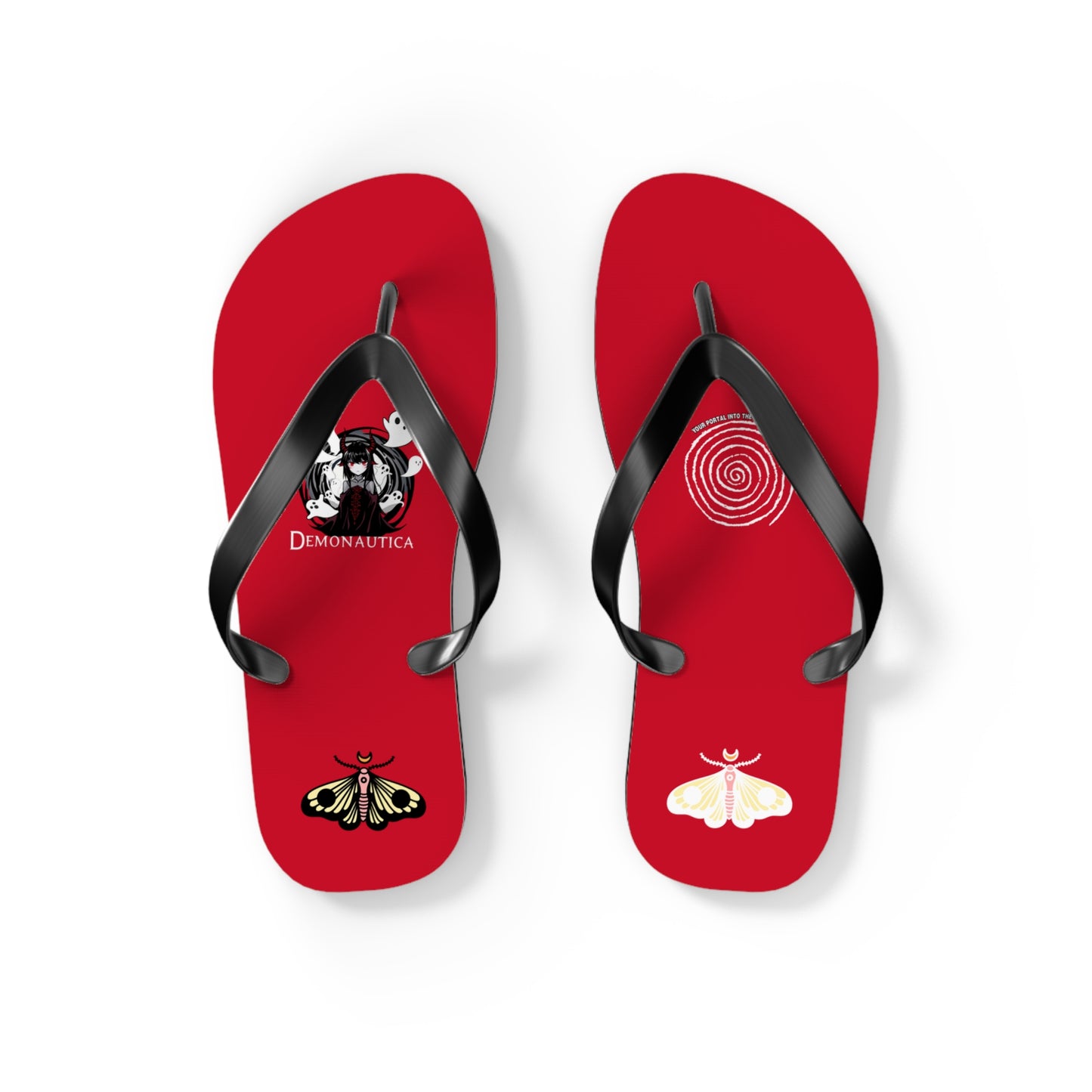 The Grey Demon Collection Flip Flops