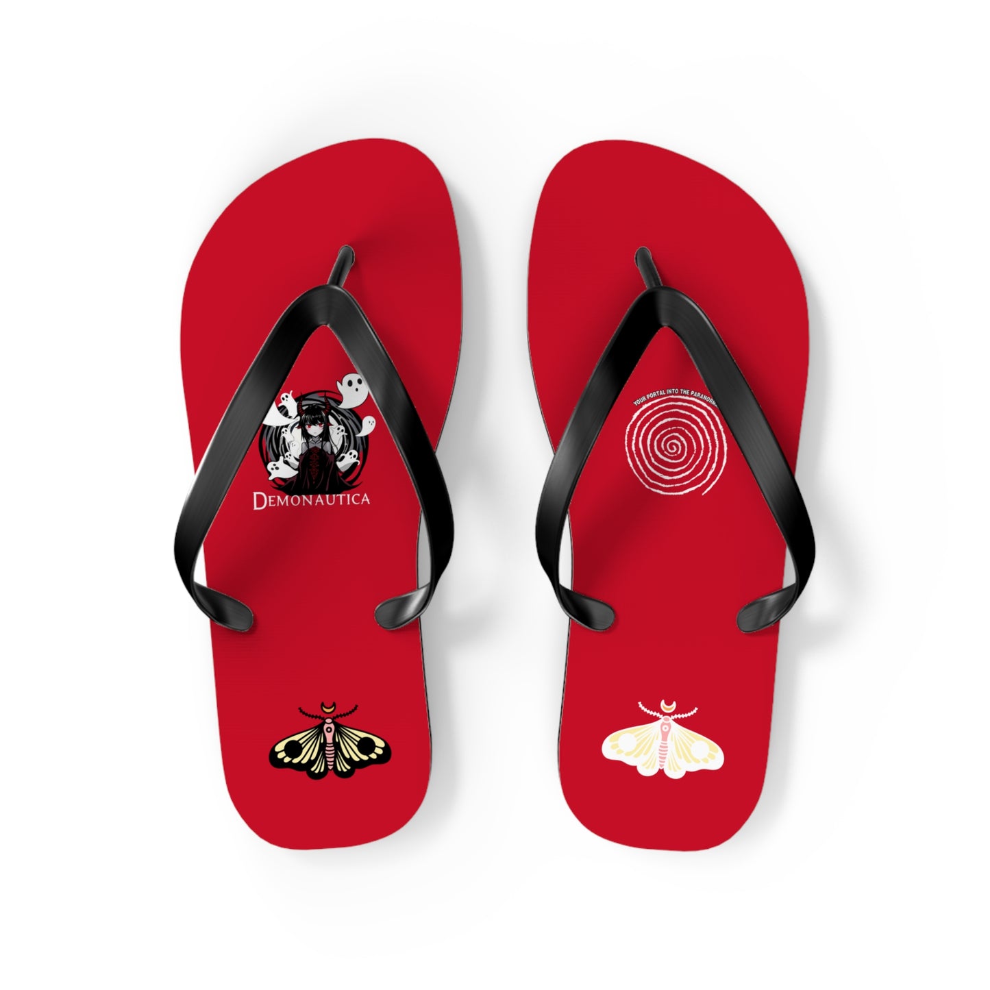 The Grey Demon Collection Flip Flops