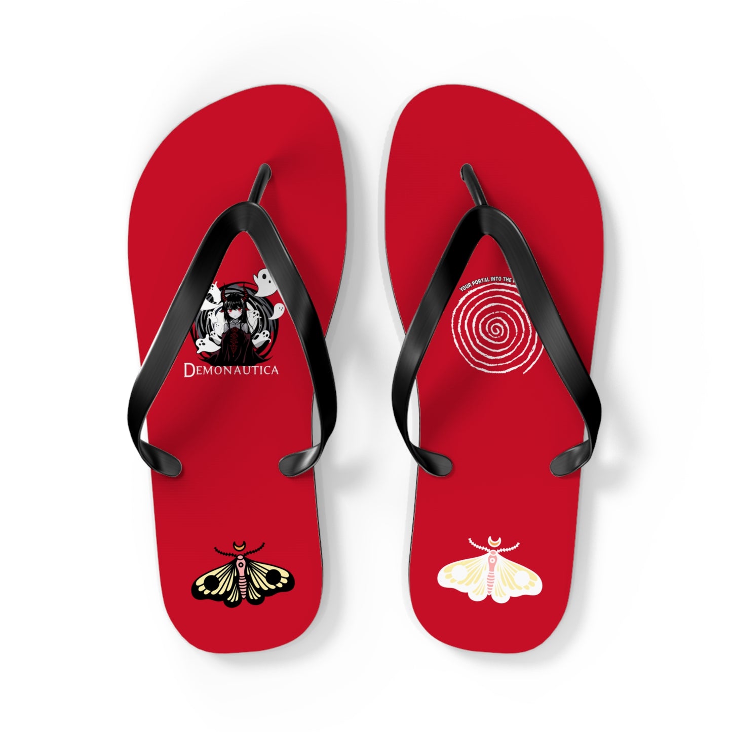 The Grey Demon Collection Flip Flops