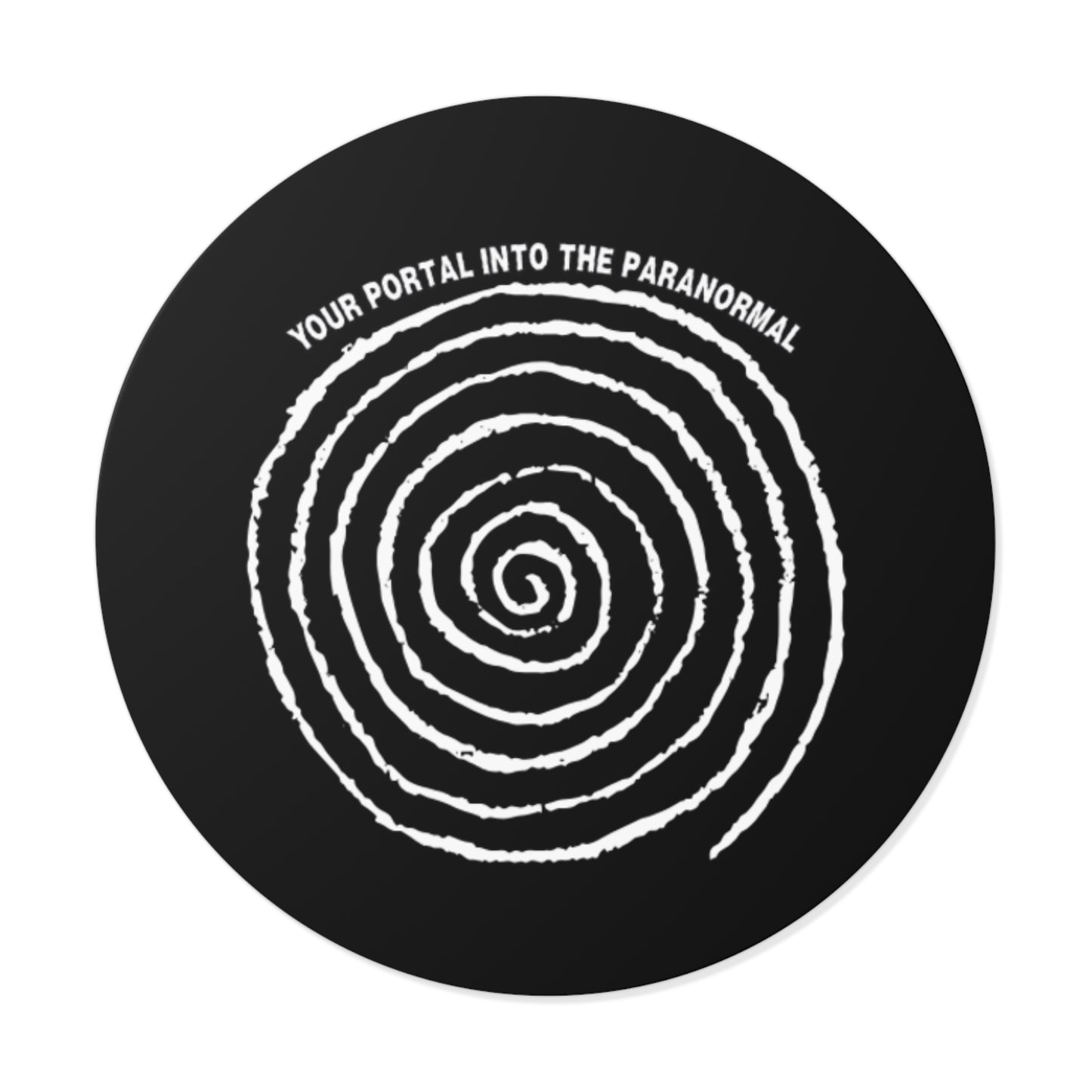 The Grey Demon Collection Portal Round Vinyl Stickers