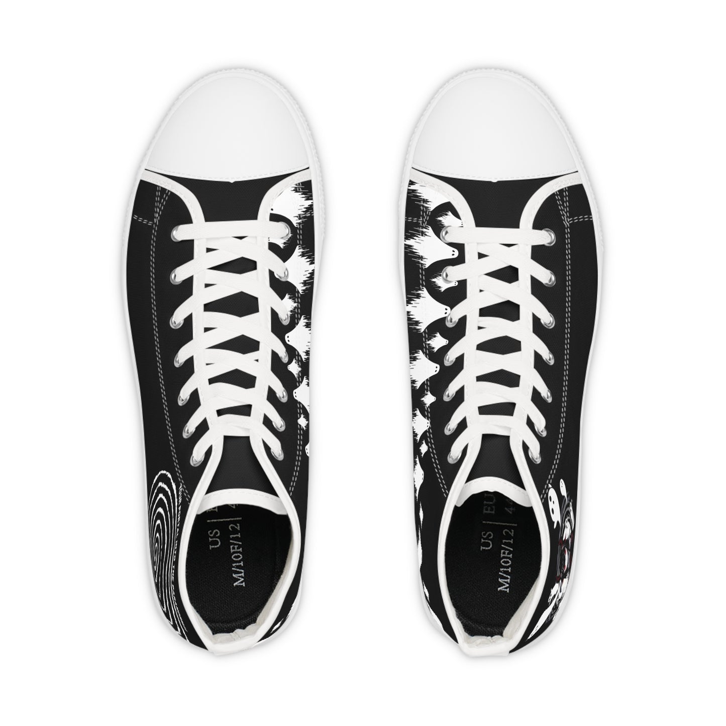 The Grey Demon Collection Men's High Top Sneakers
