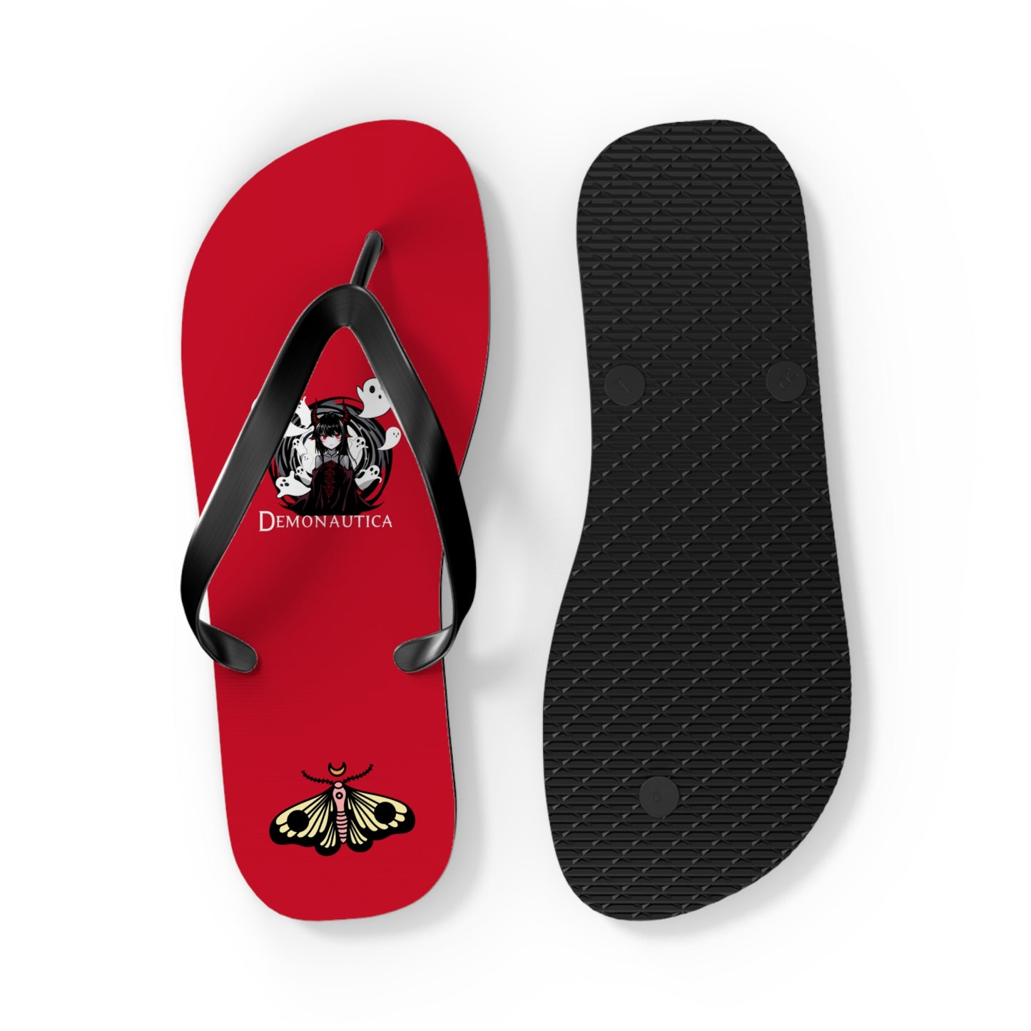 The Grey Demon Collection Flip Flops