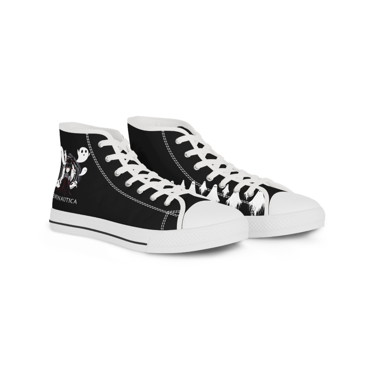 The Grey Demon Collection Men's High Top Sneakers